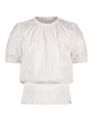 NoNo Meisjes blouse - Tomma - Pearled ivory