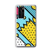 Pop Art #1: Huawei P40 Transparant Hoesje