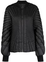 Moncler + Rick Owens veste bomber matelassée Radiance Flight - Noir