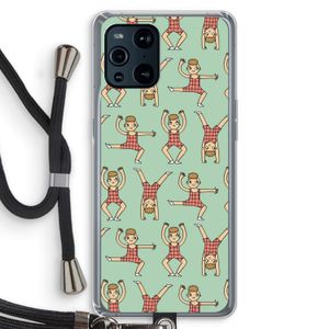 Gymboys: Oppo Find X3 Pro Transparant Hoesje met koord