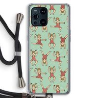 Gymboys: Oppo Find X3 Pro Transparant Hoesje met koord