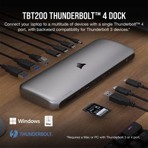 Corsair TBT200 Thunderbolt 4 Dock dockingstation