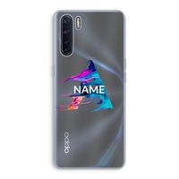 Abstract Spectrum: Oppo A91 Transparant Hoesje