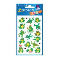 Kikker dieren stickers - 3x vellen van 12 x 7.5 cm - agenda hobby stickers