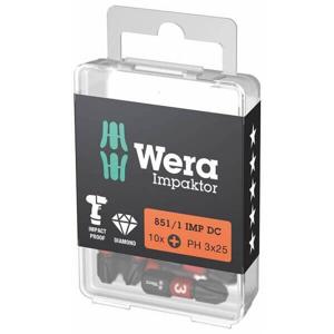 Wera 851/1 Impaktor DC Phillips Bit PH3 x 25mm VE=10 - 05057617001