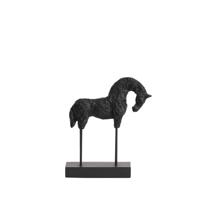 Light & Living - Ornament HORSE - 27x9x31cm - Zwart - thumbnail