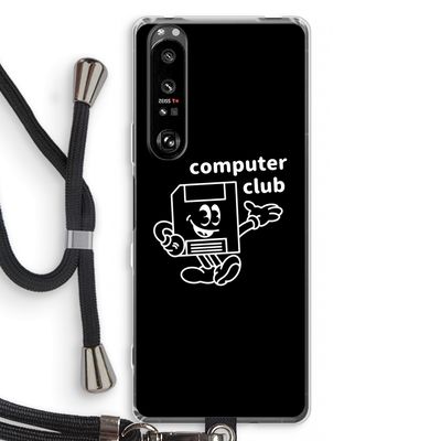 Floppyhead: Sony Xperia 1 III Transparant Hoesje met koord