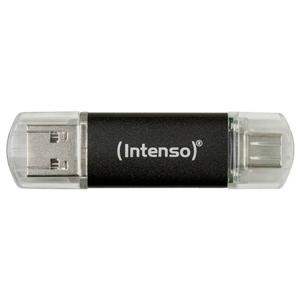 Intenso Twist Line USB-stick Retail 256 GB Antraciet 3539492 USB-C 3.2 Gen 1, USB-A 3.2 Gen 1