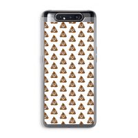 Poop emoji: Samsung Galaxy A80 Transparant Hoesje