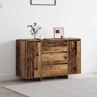 Dressoir met lade Oud hout 120 x 41 x 75 cm Bewerkt hout