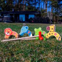 Tactic Houten dieren croquet set
