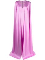 Alex Perry robe longue à col v - Violet