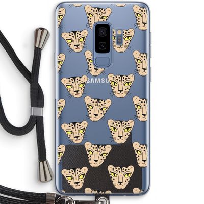 Tijger: Samsung Galaxy S9 Plus Transparant Hoesje met koord