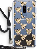 Tijger: Samsung Galaxy S9 Plus Transparant Hoesje met koord