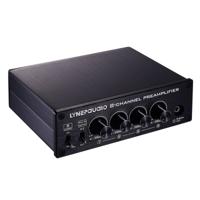 LINEPAUDIO B981 Pro 8-ch pre-versterker speaker distributeur Switcher speaker vergelijking signaal booster met volume regeling & oortelefoon/monitor