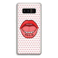 Yolo Denise: Samsung Galaxy Note 8 Transparant Hoesje