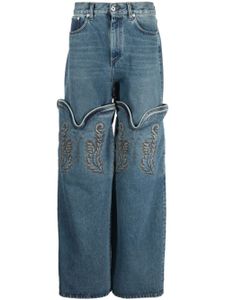 Y/Project jean Cowboy High Cuff - Bleu