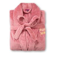 Blokker badjas Super Mom - roze - L/XL