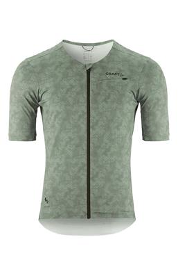 Craft Pro Gravel fietsshirt korte mouw Thyme/Multi Heren