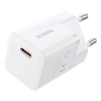 Baseus P10110909213-00 USB-C GaN5 mini 25W netvoeding oplader Wit