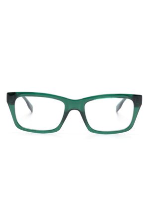 Karl Lagerfeld lunettes de vue à monture rectangulaire - Vert
