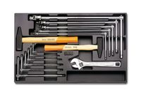 Beta Harde voorgevormde inzetbakken met assortiment gereedschap T59 - 024240059