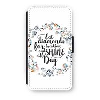 Diamonds: iPhone X Flip Hoesje