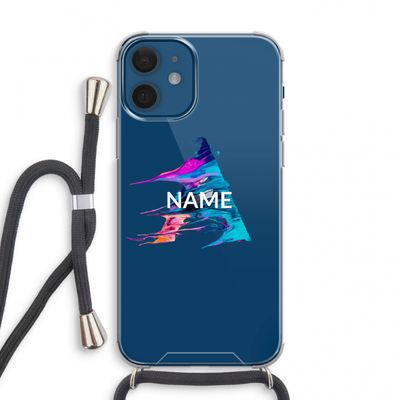 Abstract Spectrum: iPhone 12 mini Transparant Hoesje met koord
