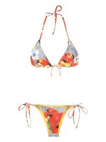 Amir Slama bikini à imprimé graphique - Multicolore