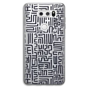 Moroccan Print: LG V30 Transparant Hoesje