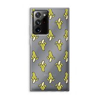 Bananas: Samsung Galaxy Note 20 Ultra / Note 20 Ultra 5G Transparant Hoesje