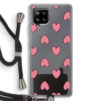 Ondersteboven verliefd: Samsung Galaxy A42 5G Transparant Hoesje met koord