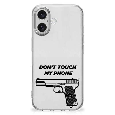 iPhone 16 plus Silicone-hoesje Pistol DTMP