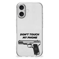 iPhone 16 plus Silicone-hoesje Pistol DTMP