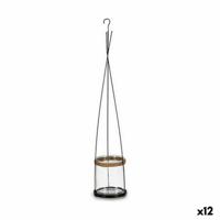 Kaarshouder Metaal Kristal 15,5 x 85,5 x 15,5 cm (12 Stuks)