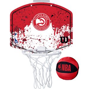 Wilson NBA Team Mini Hoop Atlanta Hawks - - rood - maat ONE-SIZE