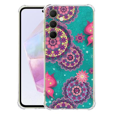 Samsung Galaxy A56 Hoesje - Cirkels en Vlinders TPU Antishock