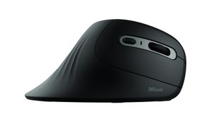 Trust Verro Ergonomische draadloze muis Muis Zwart