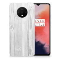 OnePlus 7T | Bumper Hoesje | White Wood