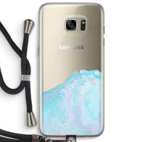 Fantasie pastel: Samsung Galaxy S7 Edge Transparant Hoesje met koord