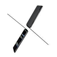 Pitaka MagEZ Folio hoesje 2 iPad mini (6th gen/A17 Pro) - Black/Grey