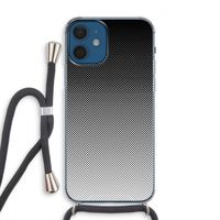 Musketon Halftone: iPhone 12 Transparant Hoesje met koord