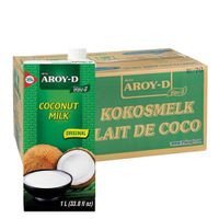 Aroy-D - Kokosmelk 17% vet - 12x 1 ltr - thumbnail