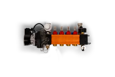 Kunststof Compact verdeler met energiezuinige pomp (Aantal groepen: 1 groeps)