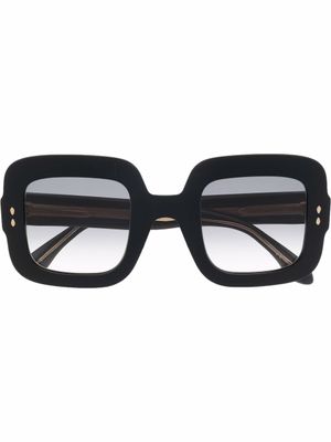 Isabel Marant Eyewear lunettes de soleil teintées à monture carrée - Noir