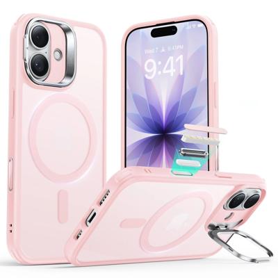 iPhone 17 Classic Hybrid Magnetic Case (Camera Control, Stash Stand) - Frosted Bubblegum Pink iPhone 17 Classic Hybrid Magnetic Case (Camera Control, Stash Stand) - Frosted Bubblegum Pink
