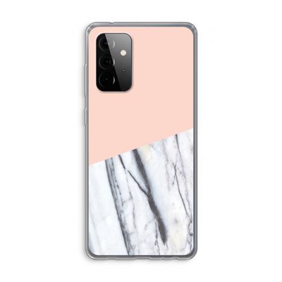 A touch of peach: Samsung Galaxy A72 Transparant Hoesje