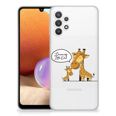 Samsung Galaxy A32 4G | A32 5G Enterprise Editie Telefoonhoesje met Naam Giraffe Samsung Galaxy A32 4G | A32 5G Enterprise Editie Telefoonhoesje met Naam Giraffe