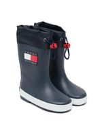 Tommy Hilfiger Junior bottines à patch logo - Bleu