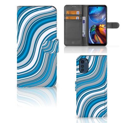 Motorola Moto E32 | Moto E32s | Telefoon Hoesje | Waves Blue